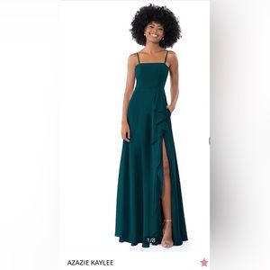 Azazie Kaylee Dress Pine